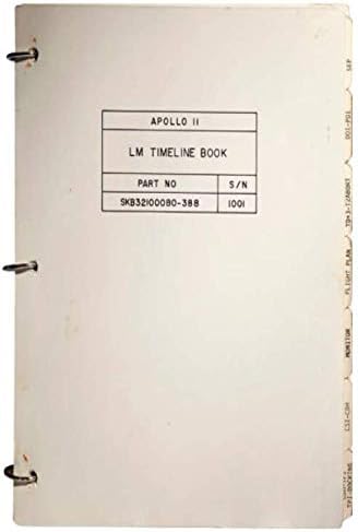 Apollo 11 LM Timeline Book: Apollo 11 Lunar Module Book Journal Notebook Paperback – 19 May 2019