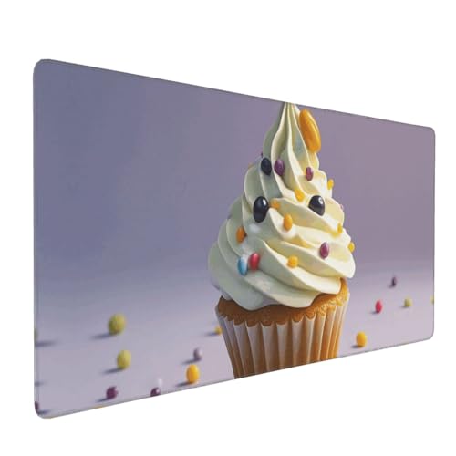 Tapis de souris de jeu mignon cupcake idée cadeau idéale pour équiper un bureau d'étudiant