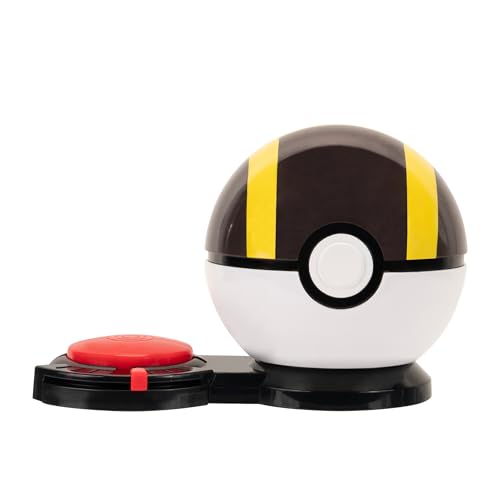 Pokémon Surprise Attack Game - 5.1 cm Larvitar und Scorbunny mit Poké-Ball und Ultra-Ball Plus 6 Angriffsscheiben