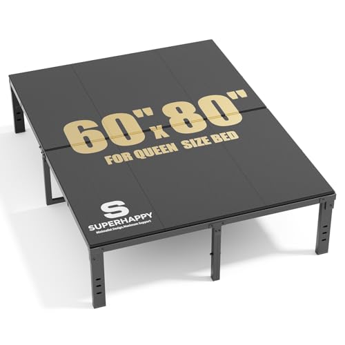 Bunkie Board Queen Size (60x80') - Heavy Duty Low Profile Bed...