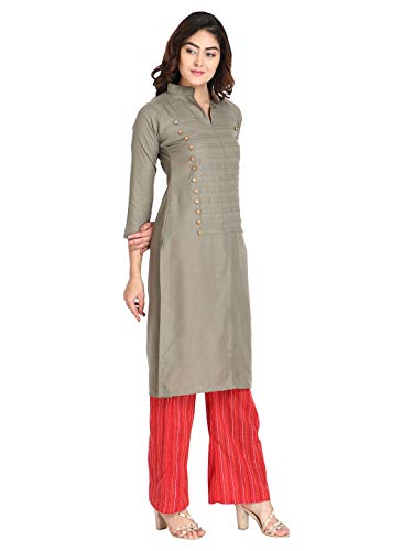 Image of Leriya Fashion Women's SlubRayon Regular Kurta