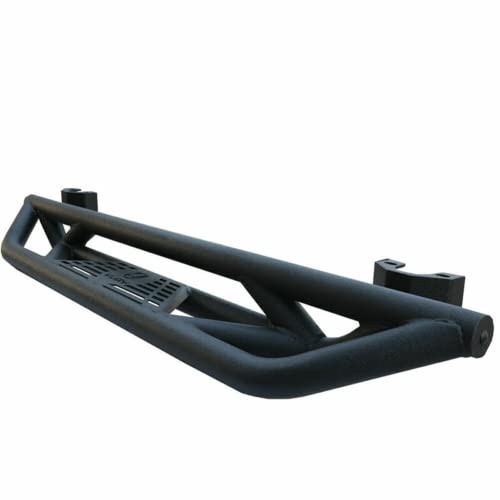 Estribos laterales de acero negro para Jeep Wrangler JK 2007-2018 miniatura 5