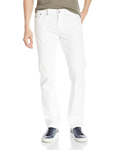 True Religion Men's Geno Relaxed Slim Fit Distressed Jean