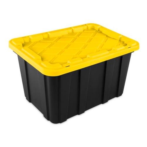 Sterilite 4-Tier Tote Rack with 4-Pack 27 Gallon Industrial Storage Totes - image 4