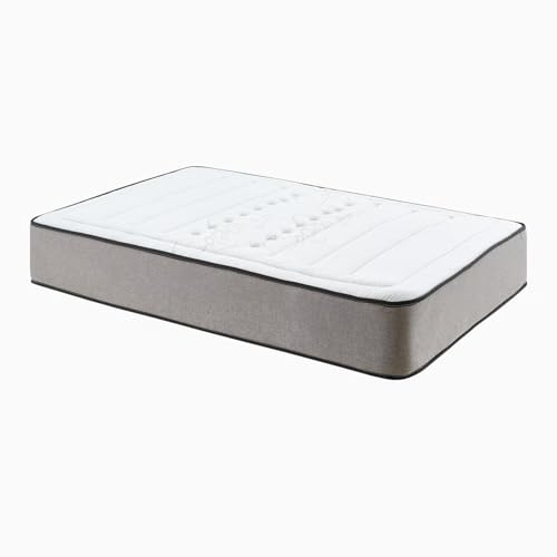 MAXCOLCHON Colchoneta Viscoelástica Plus de 15cm para Cama Nido y Somier Articulado con Firmeza Intermedia y Tejido Strech Transpirable (160x200 cm)