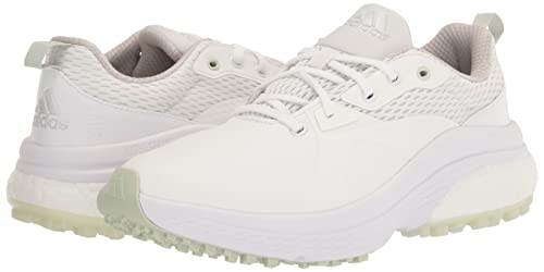 Adidas Women's W Solarmotion Golf Shoe, Ftwr White/Silver Met./Linen Green, 9.5 #TOP6