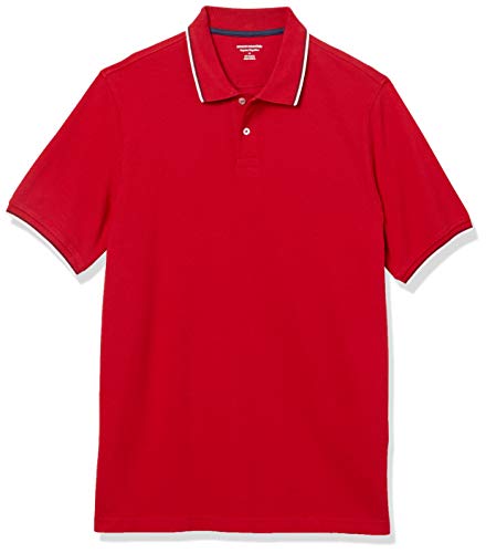 Amazon Essentials Men's Cotton Pique Polo Shirt