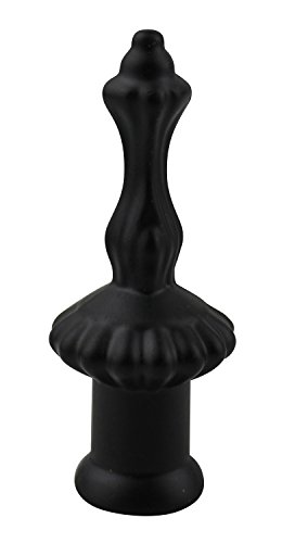 Image of Urbanest Markington Lamp Finial, 2-inch Tall, Matte Black