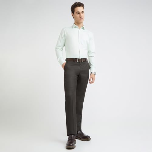 Image of Park Avenue Men's Regular Fit Mid Rise Pants