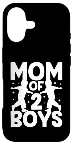 Mom Of Two Boys ̓ Ƒq ̌t X}zP[X iPhone 17 p