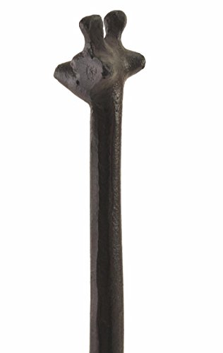 Vintage Rustic Brown, Cast Iron Giraffe Paper Towel Holder And Toilet Tissue Holder #TOP3