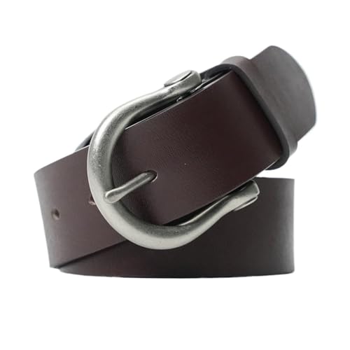 JSEIAJB Belt Men's Genuine Leather Buckle Belt Men's Casual And Versatile Jeans Belt