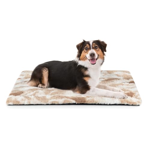 Petace Wärmedecke Katze, Wärmekissen für Katzen und Hunde, Selbstheizende Katzendecke für Innen- und Außenbereich, Anti-Slip selbstwärmende Heizmatte thermische Decke Haustier,75×50cm, braun
