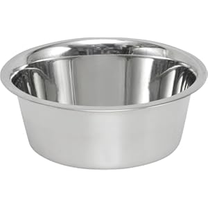 Nobby Mangeoire en Acier Inoxydable, Ø 25 cm 2,50 ltr.