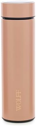 WOLFF - Garrafa Térmica de Aço Inox com Termômetro em Led 500ml R...