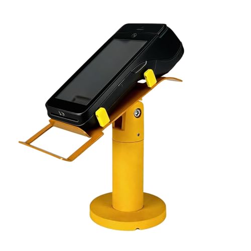 Soporte para Lector de Tarjeta Crédito,Estante Antivuelco Ajustable,Montura TPV y Registradora | para mostrador, Escritorio de Servicio, Barra, taquilla