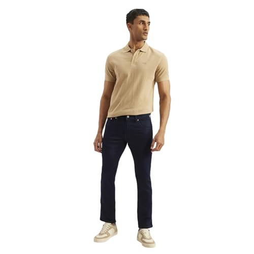 Image of Levi's Men's 65504 Skinny Fit Dark-Blue Jeans