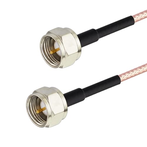 Image of Superbat F-Type 75 Ohm 6ft Coax Cable for TV, Modem, Tuner, High-Speed Internet, Wireless Router, Digital TV, Satellite Extension