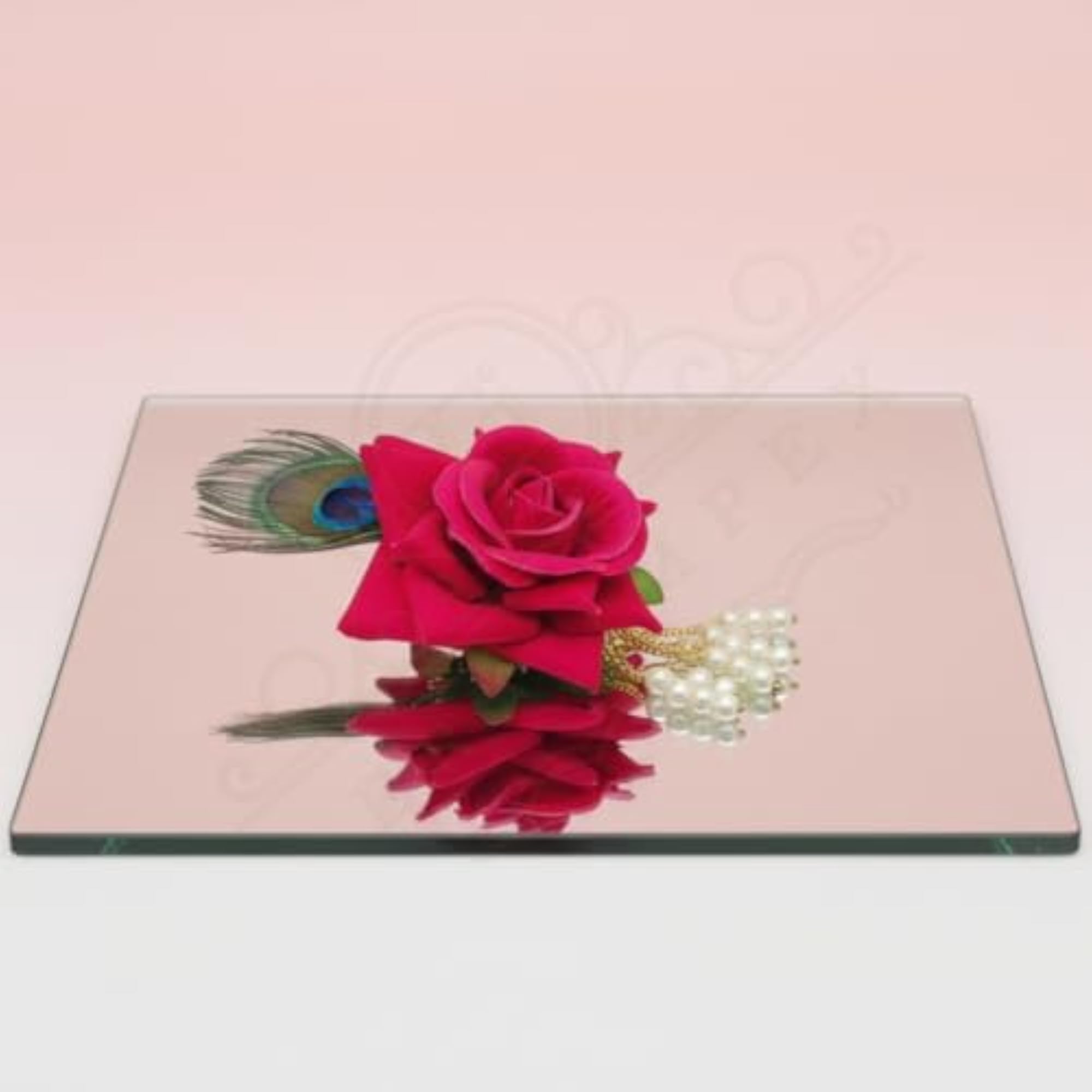 Premium Rose Flower Brooch for Traditional Wear
