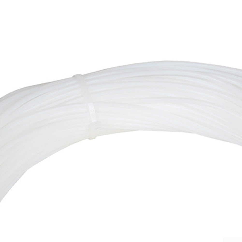 Manguera de PTFE de 2,5 x 4 mm para impresora 3D, rollo de 100 m, manguera de teflón, resistente al calor hasta 260 °C, para extrusora de accionamiento directo para laboratorio bambu para creality