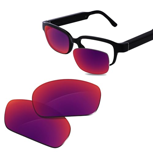 Image of 100% Precise-Fit Replacement Sunglass Lenses for Amazon Echo Frames (2nd Gen) 54mm