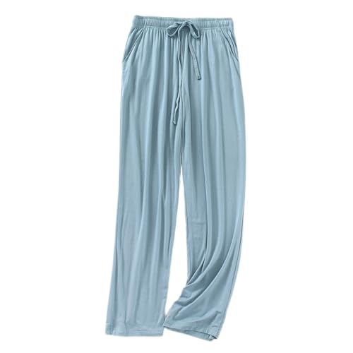 AUPancc Women's Sleep Pants Summer Modal Lounge Home Wear Bottoms Pajama Pants with Pocket and Drawstring