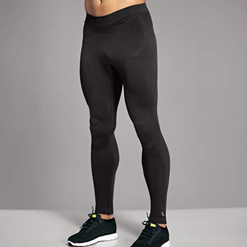 Calça Térmica Masculina X-Run Emana® Lupo Sport Preta cod. 70601 Cor:Cinza;Tamanho:M