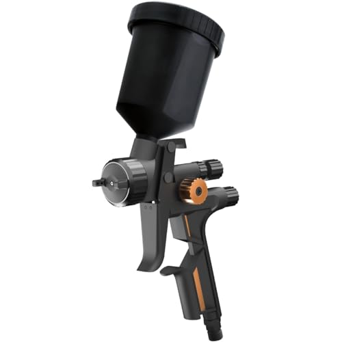 Image of Painter HVLP Gravity Spray Gun Gloss-2 Non-Drip Paint Cup 600 ml Capacity with 1.3 mm Nozzle