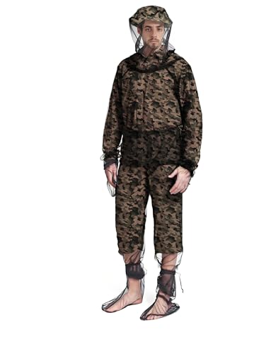 Qashflo Ultra-Fine Mesh No Bite Insektenschutz SafariKleidung Moskito...