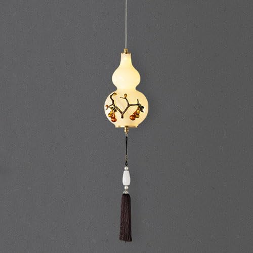 Lampe suspendue chinoise à LED pour illuminer un petit couloir