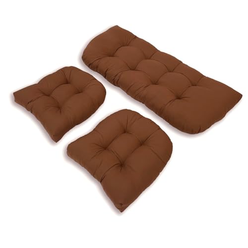 Migliora il tuo spazio esterno: i nostri cuscini per sedie in vimini da 3 pezzi sono progettati con cotone PP di alta qualità ad alta elasticità per un comfort duraturo. Con uno spessore di 10,2 cm, questi cuscini offrono morbidezza e supporto, migliorando la tua esperienza di pelliccia di vimini. Goditi il relax con un effetto rimbalzo che si adatta alle tue esigenze di seduta, perfetto per terrazze e giardini.