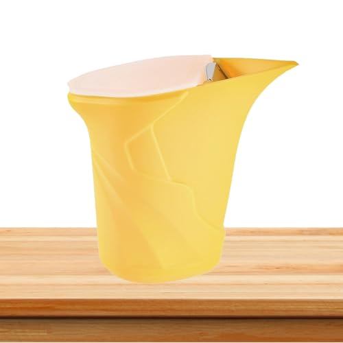 Yianyal portátil, portátil | de silicona con percolador de velocidades, ergonómica sin asa de café para acampar al aire libre