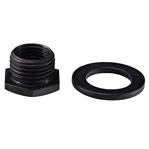 Image of MaxTool 2PCs Hole Saw Mandrel Arbor Thread ADAPTORS with a Washer from 1 /2 inch to 5 /8 inch Thread Converter; BA32-40THDP2