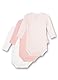Sanetta Body langarm (Dreierpack) Rosa Ringel Rosa und Weiß | Hochwertiger und nachhaltiger Body für Mädchen aus Bio-Baumwolle. Inhalt: 3er Set Baby Body