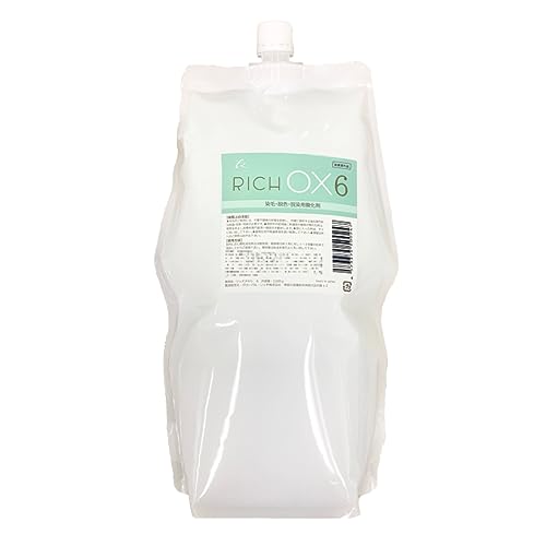 【リッチオキシ 6%】初回お試し価格/2000g/染毛剤/クリームタイプ/美容 理容 サロン向け ヘアカラー2剤/業務用 オキシ《自社工場直販》バリエーション豊富！[1.5% 1.5%AC 2.4%AC 3% 4.5% 6% 6%LQ]