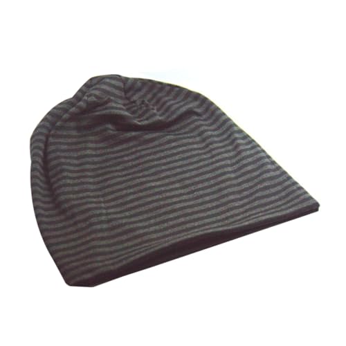 SHERCHPRY Unisex Cotton Stretch Sleep Fashion Stripe Baotou Hair Bonnet for Sleeping Head Wraps for Black Women Sports Cap Random