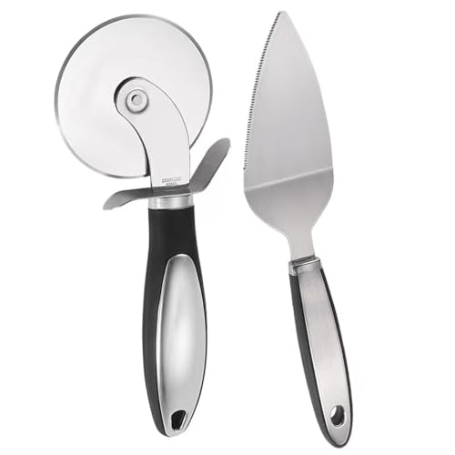 Pizza cutter, pizza cutter wheel, pizza cutter rocker blade, clean and crisp sliced pizza, and other food that needs to be cut (2)