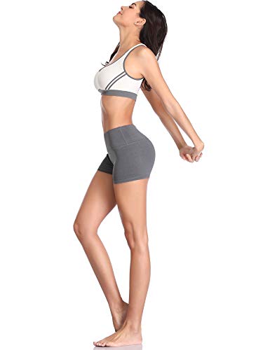 Cadmus WD1005B+H+NM#3 Women'S High Waist Athletic Sport Workout Shorts thumb #3