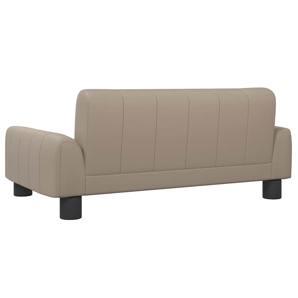 Cuccia per cani in ecopelle con imbottitura in schiuma, struttura in legno di pino massiccio, rivestimento antiscivolo, lavabile, ideale come lettino per cuccioli, anziani e viaggi, 70 x 45 x