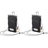 ハクバ 【Amazon.co.jp限定】OUTDOOR PRODUCTS(アウトドアプロダクツ) スマートフォンポーチ05 iPhone 15 Pro Max対応 ブラック 大型 スマホポーチ ショルダーポーチ ショルダーベルト・カラビナ・ベルトループ付 AMZODSPP05BK 4977187282153 (× 2)