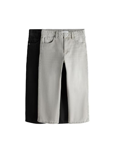 Jean coupe droite garçon THE SET lot de 2 pantalon denim bleu mode enfant taille réglable