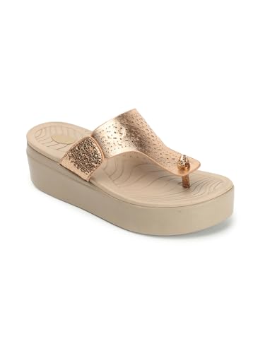 Image of ELLE Women's Perforated Platform heel Sandals