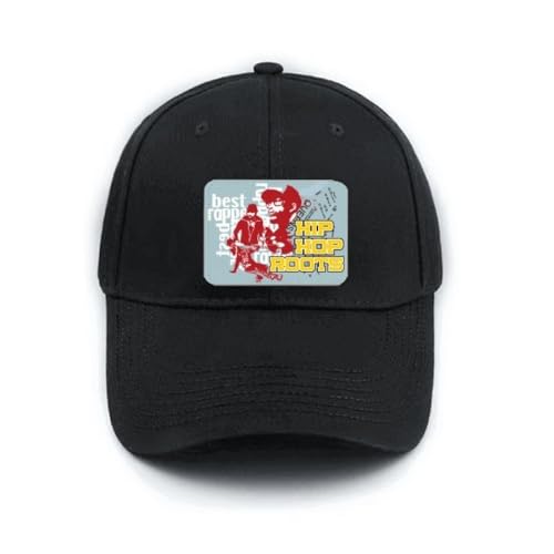 Casquette graffiti noir no/no ajustable pour en finir avec les chapeaux trop serrés