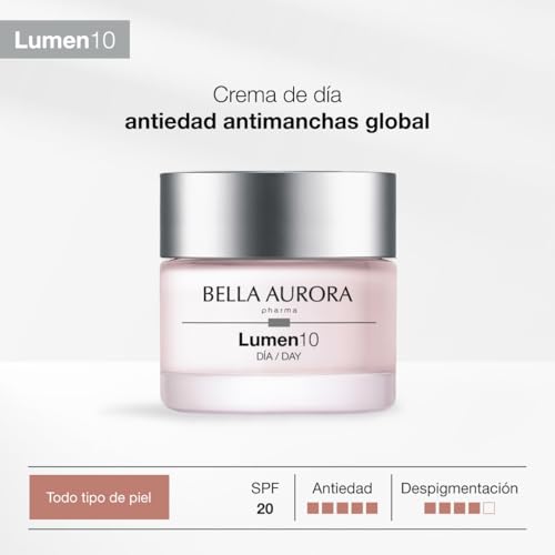 Crema antiedad antimanchas Bella Aurora Lumen10 para eliminar manchas del sol 2