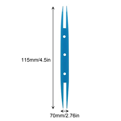 Image of Tatting Shuttles JCBIZ 2pcs Colorful Plastic Tatting Shuttles for Hand Lace Making DIY Craft Tool (Pink, Blue)