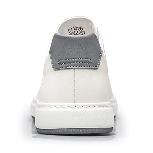 ZRO Men's Slip On Stylish Casual Fashion Leather Sneakers4