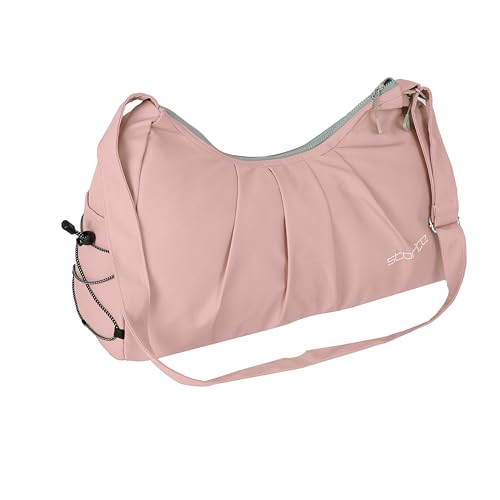 Image of Storite Nylon 51 Cm Imported Multi Purpose Travel Duffle Bag for Women with Dry and Wet Pocket, Lightweight Waterproof Luggage Bag with Shoe Compartment (Pink, 51 x 17 x 32 cm)