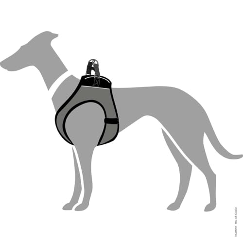 Hundegeschirr Hilo Soft Comfort S, Mesh, grau