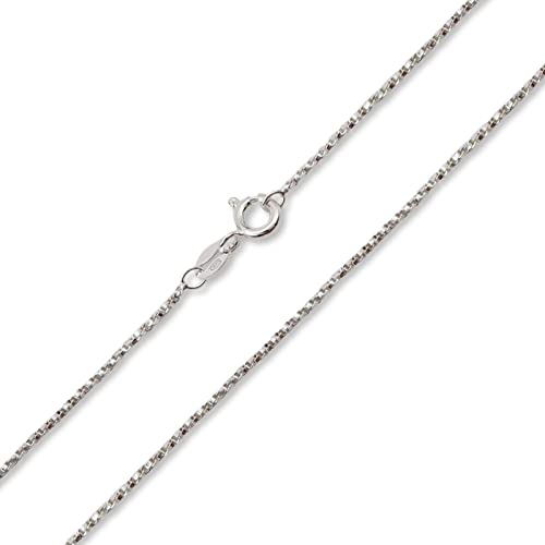 Cadena de eslabones de plata de ley de 50,8 cm gargantilla unisex Designer Inspirations Boutique