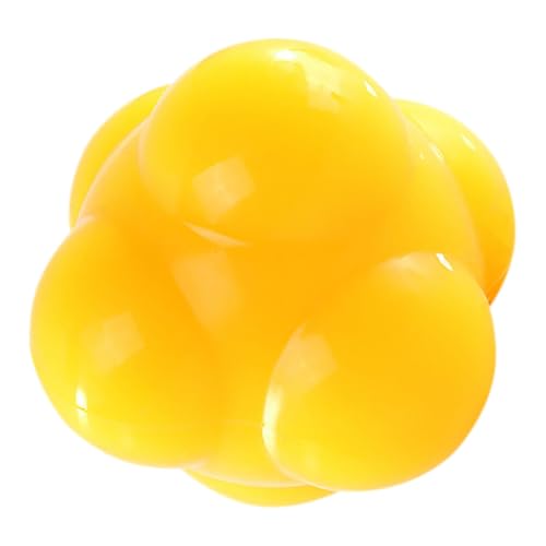 GALPADA Hexagonal Reaction Ball Durable Fitness Training Ball for Home Agility Coordination for Goalkeeper Reflex Training